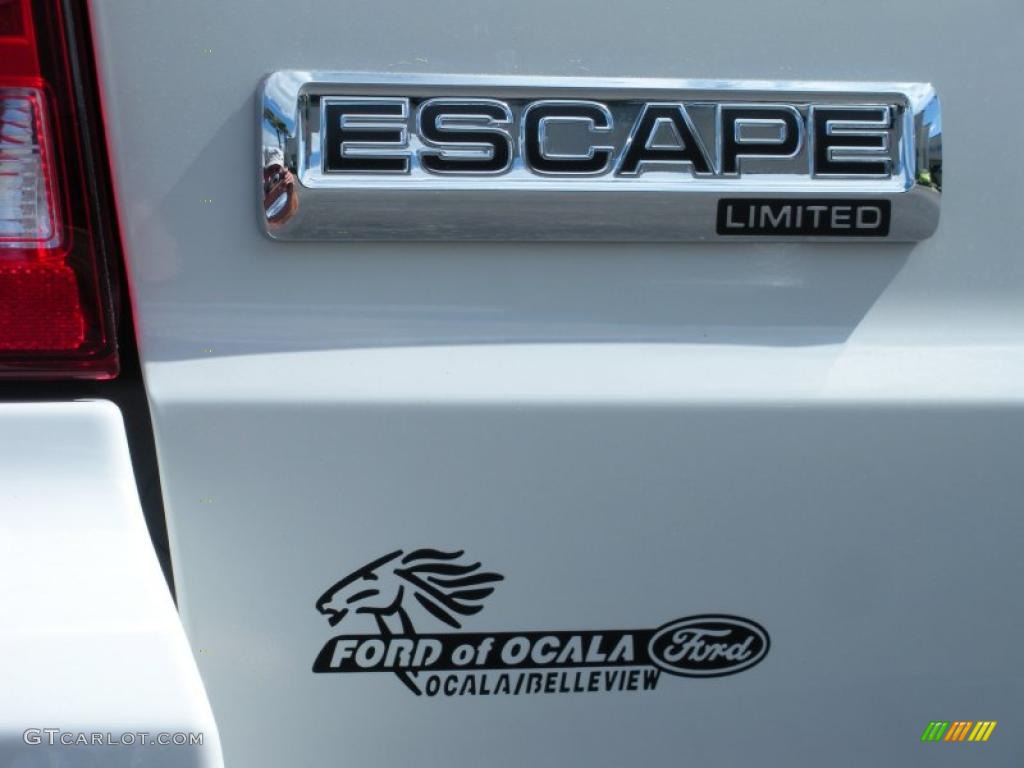 2011 Escape Limited 4WD - White Suede / Camel photo #4
