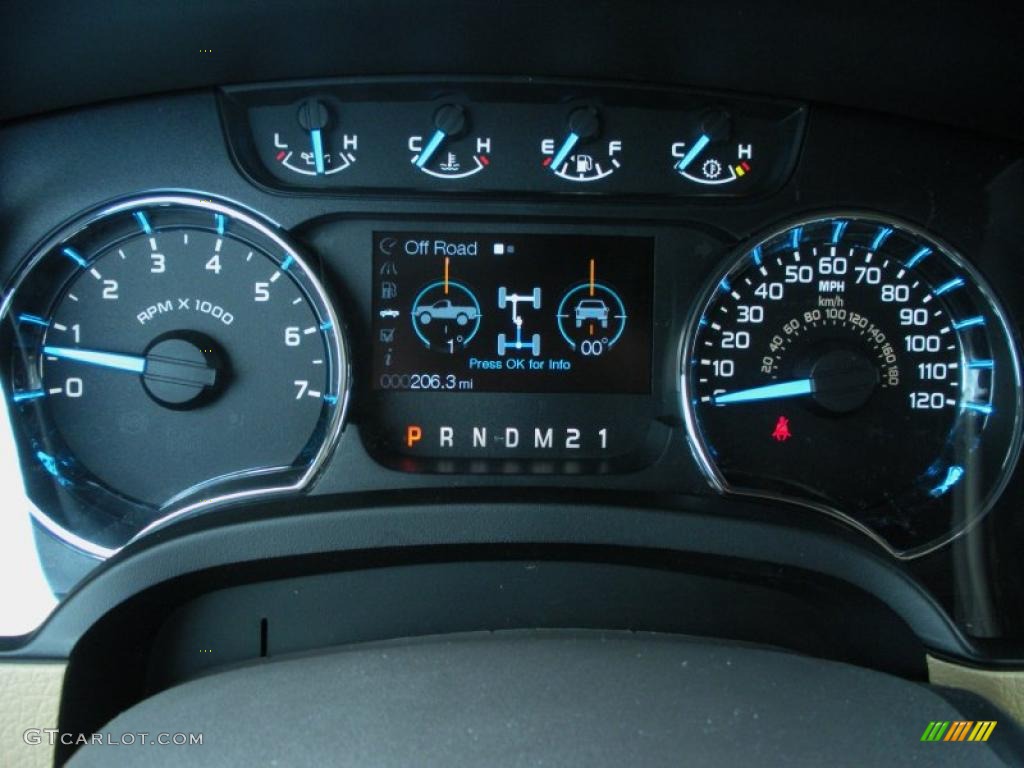 2011 Ford F150 XLT SuperCrew Gauges Photo #46286947