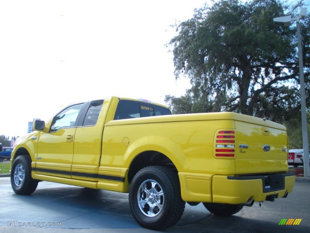 Yellow 2005 Ford F150 Boss 5.4 SuperCab 4x4 Exterior Photo #46287625