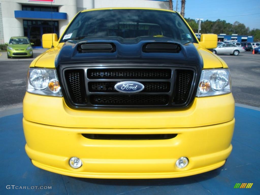 Yellow 2005 Ford F150 Boss 5.4 SuperCab 4x4 Exterior Photo #46287658
