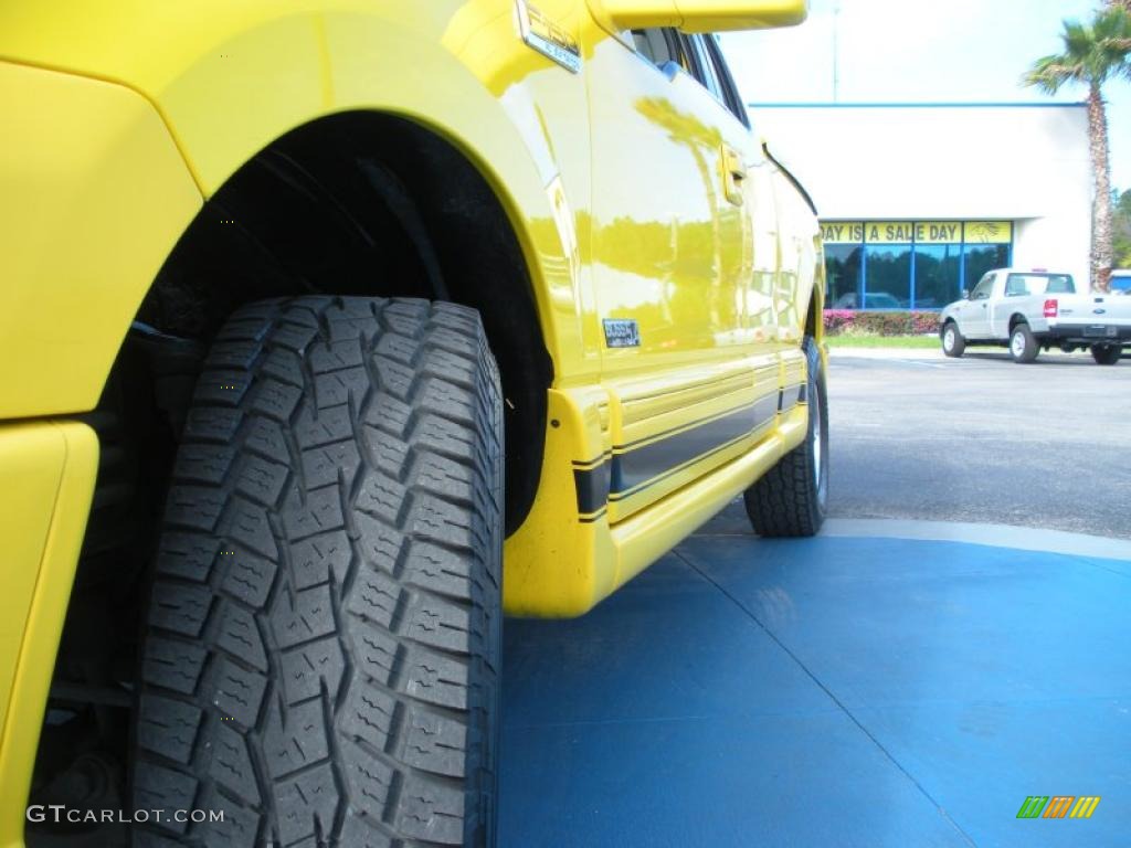 2005 F150 Boss 5.4 SuperCab 4x4 - Yellow / Black/Yellow photo #11