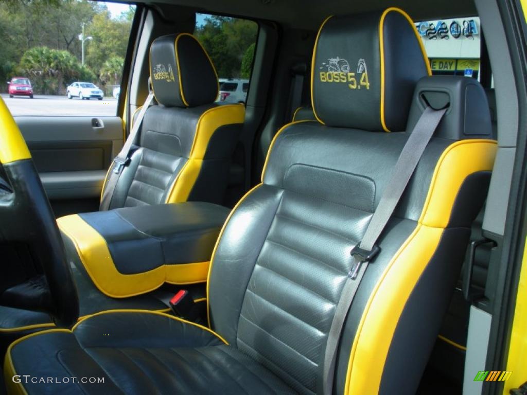 Black Yellow Interior 2005 Ford F150 Boss 5 4 Supercab 4x4