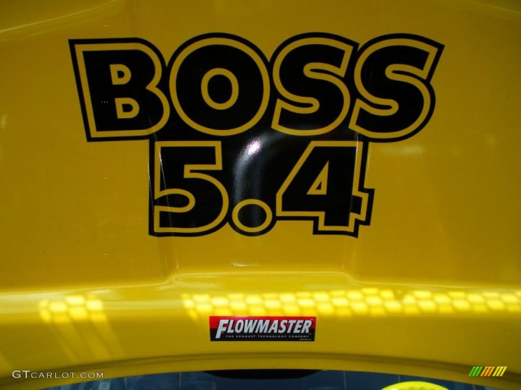 2005 F150 Boss 5.4 SuperCab 4x4 - Yellow / Black/Yellow photo #27