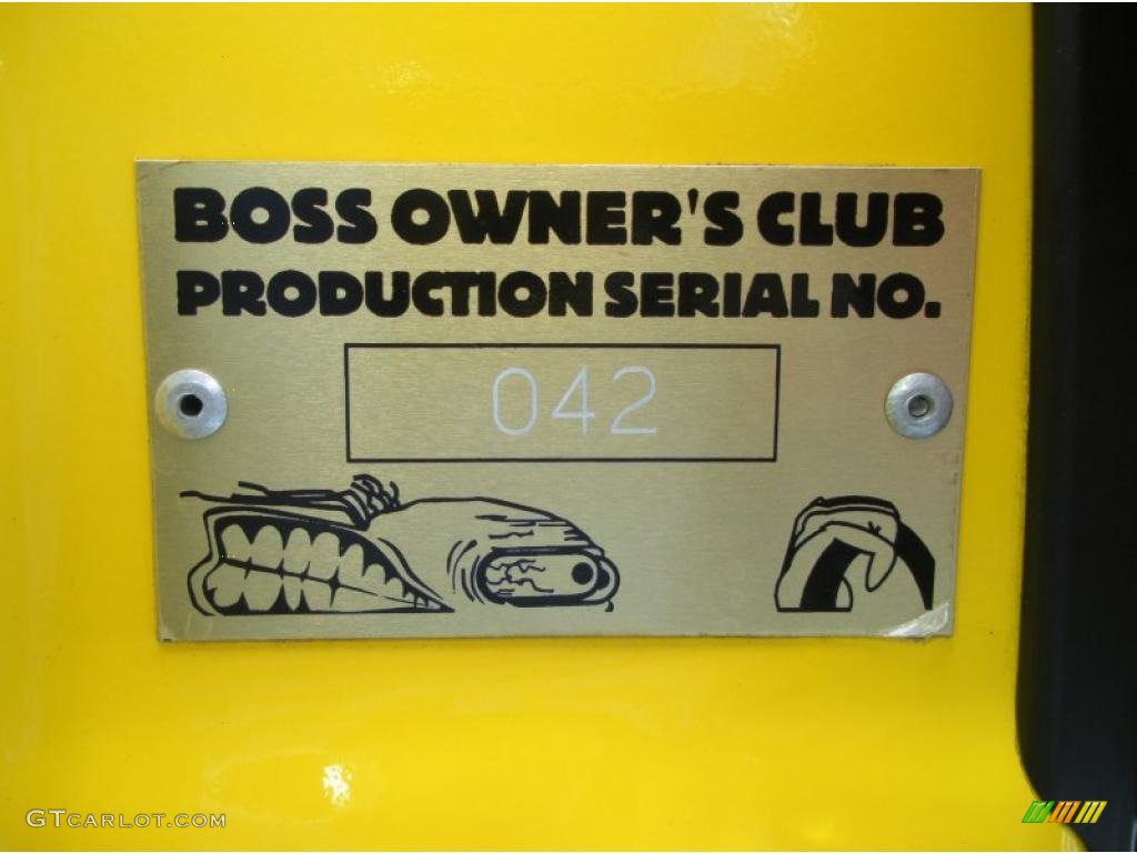 2005 F150 Boss 5.4 SuperCab 4x4 - Yellow / Black/Yellow photo #28
