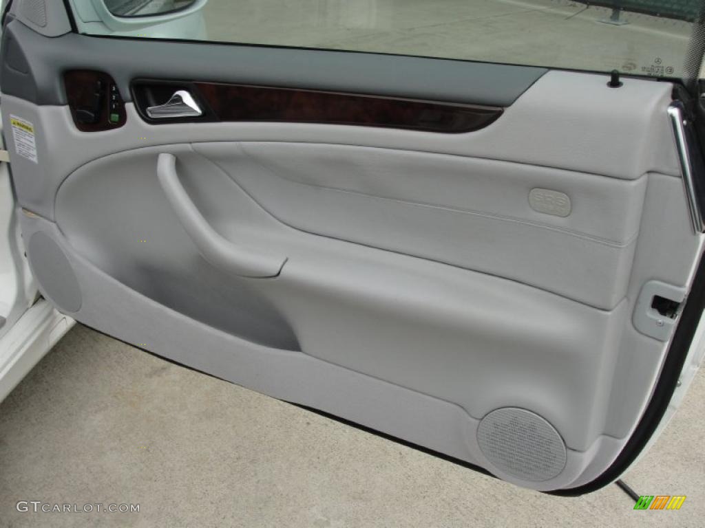 2001 Mercedes-Benz CLK 320 Coupe Ash Door Panel Photo #46288480