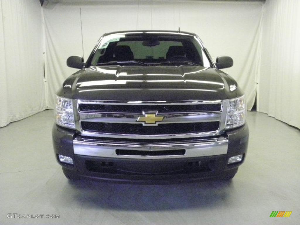 2011 Silverado 1500 LT Extended Cab - Taupe Gray Metallic / Ebony photo #2