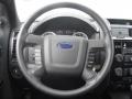 Charcoal Black 2011 Ford Escape Limited Steering Wheel