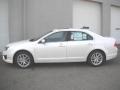 2011 White Platinum Tri-Coat Ford Fusion SEL V6  photo #3