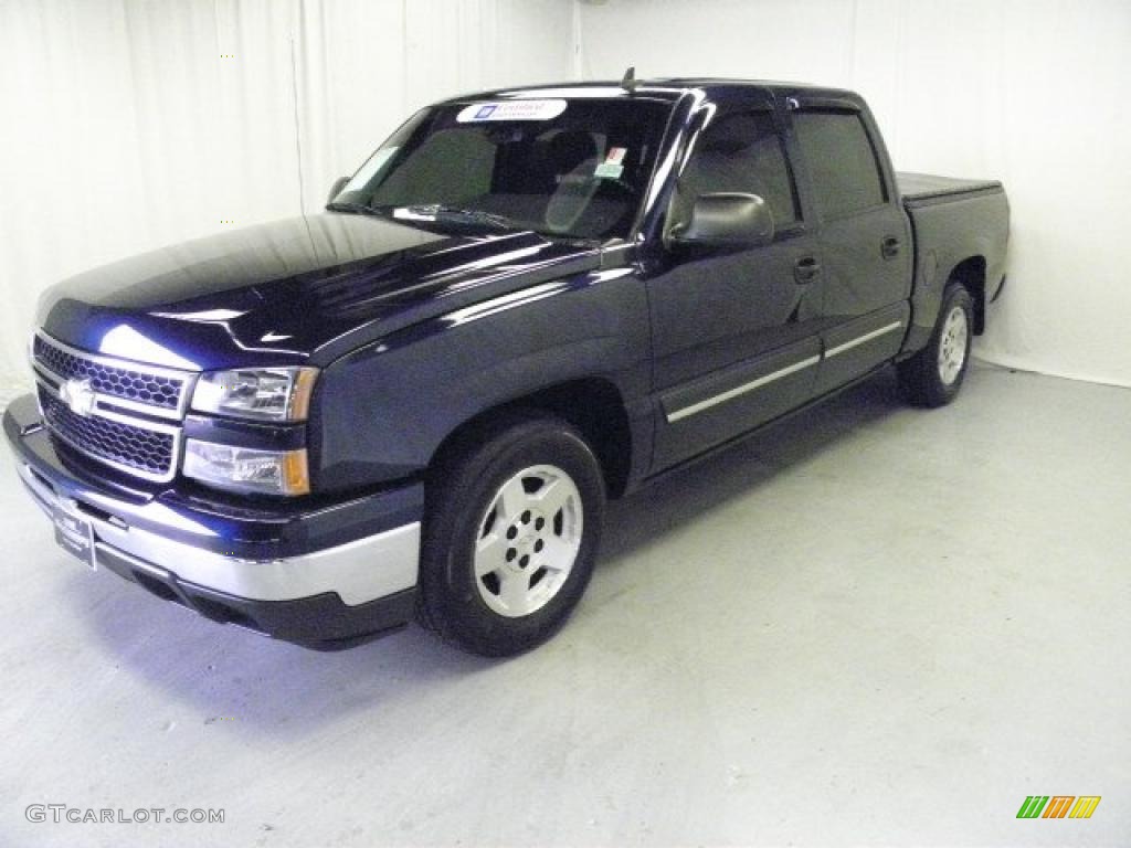 2006 Silverado 1500 LT Crew Cab - Black / Medium Gray photo #3