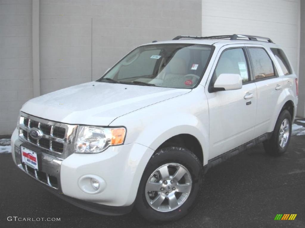 2011 Escape Limited V6 4WD - White Suede / Camel photo #1