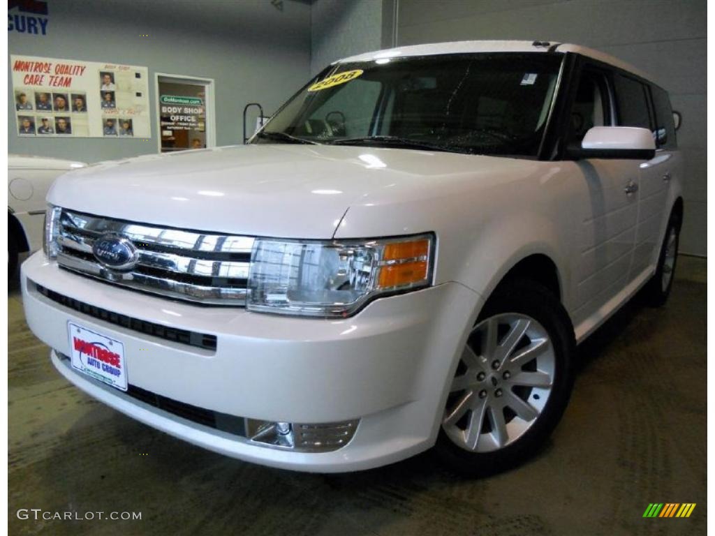 2009 Flex SEL AWD - White Suede Clearcoat / Charcoal Black photo #1