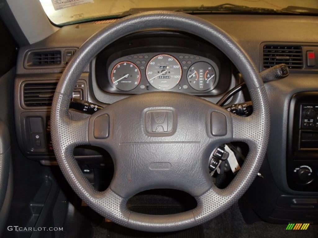 2000 Honda CR-V EX 4WD Dark Gray Steering Wheel Photo #46294267
