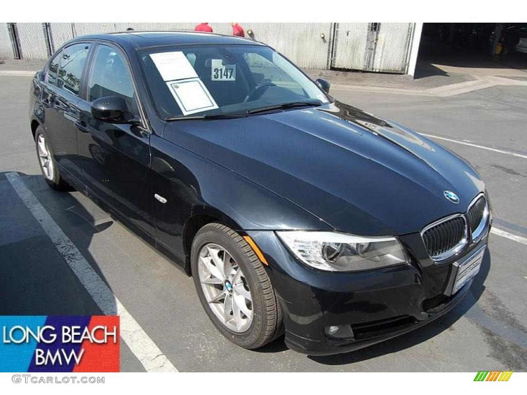 2010 3 Series 328i Sedan - Jet Black / Gray Dakota Leather photo #1