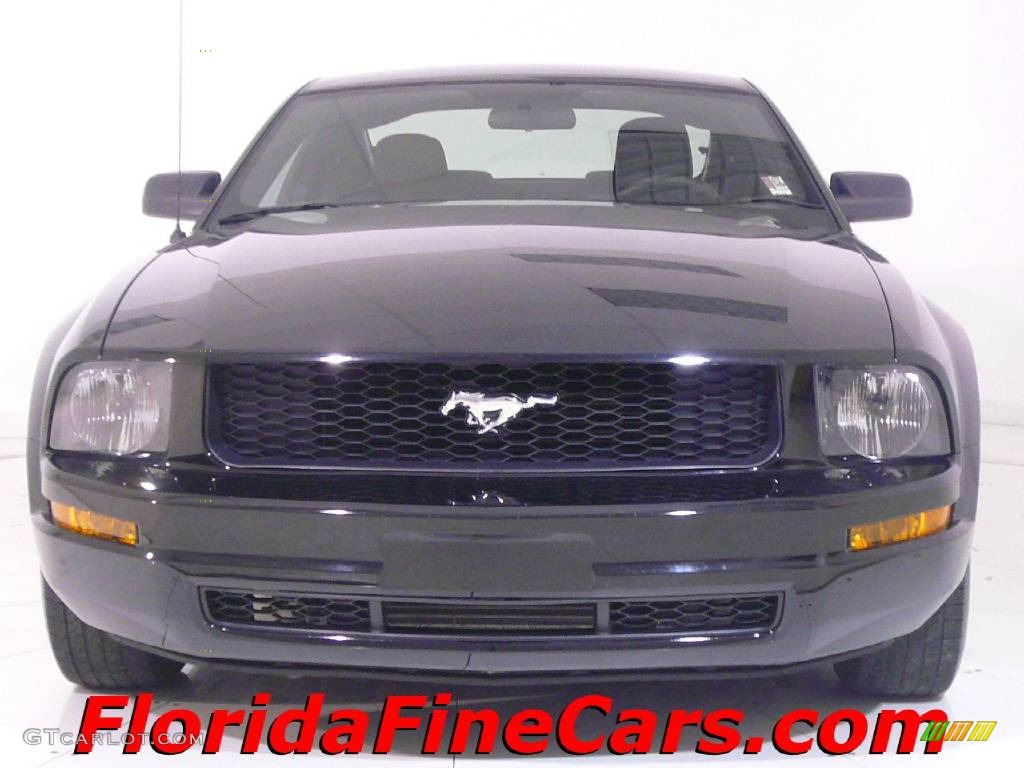 2006 Mustang V6 Deluxe Coupe - Black / Dark Charcoal photo #5
