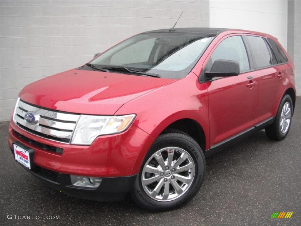 2007 Edge SEL AWD - Redfire Metallic / Charcoal Black photo #1