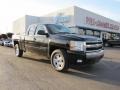 2008 Black Chevrolet Silverado 1500 LT Extended Cab 4x4  photo #1