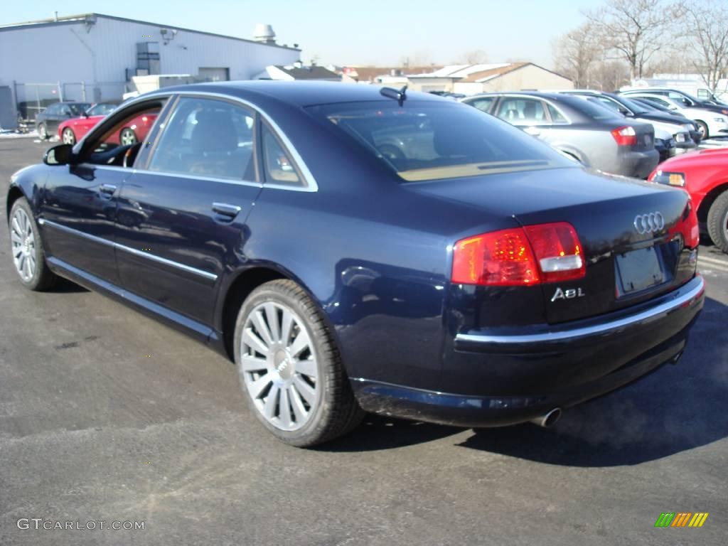 2006 A8 L 4.2 quattro - Night Blue Pearl Effect / Black/Amaretto photo #5