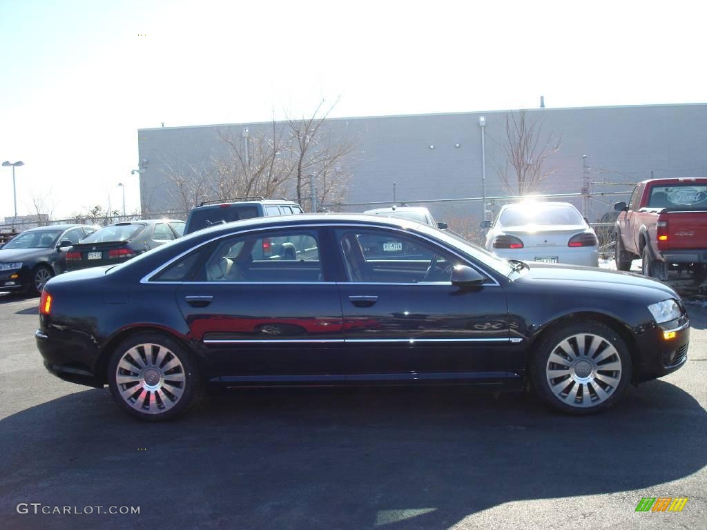 2006 A8 L 4.2 quattro - Night Blue Pearl Effect / Black/Amaretto photo #8
