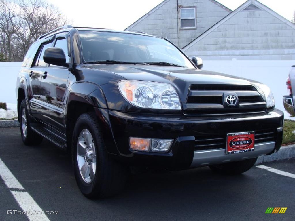 2004 4Runner SR5 4x4 - Black / Taupe photo #3
