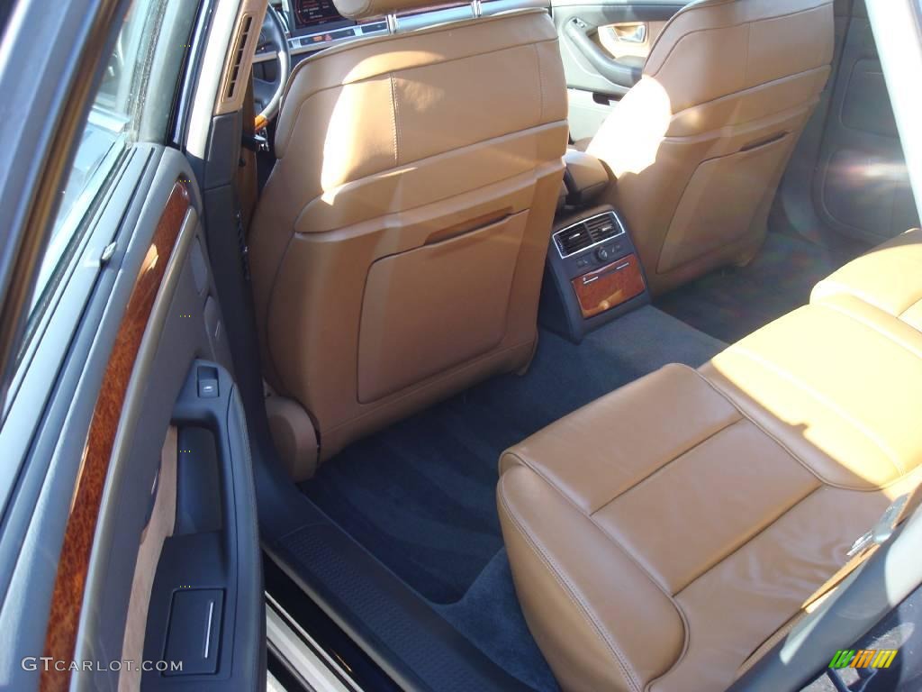 2006 A8 L 4.2 quattro - Night Blue Pearl Effect / Black/Amaretto photo #15