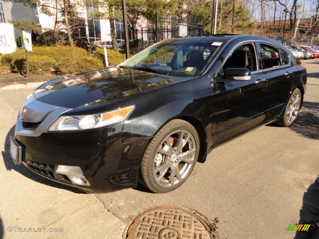 Crystal Black Pearl 2009 Acura TL 3.7 SH-AWD Exterior Photo #46296607