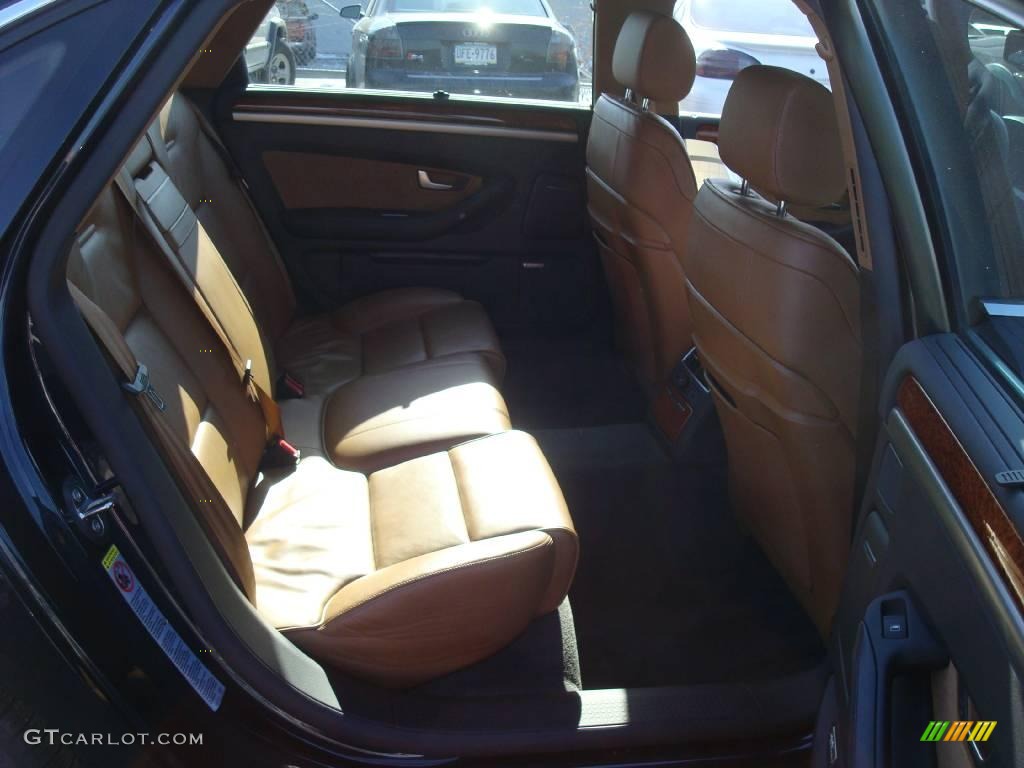 2006 A8 L 4.2 quattro - Night Blue Pearl Effect / Black/Amaretto photo #16