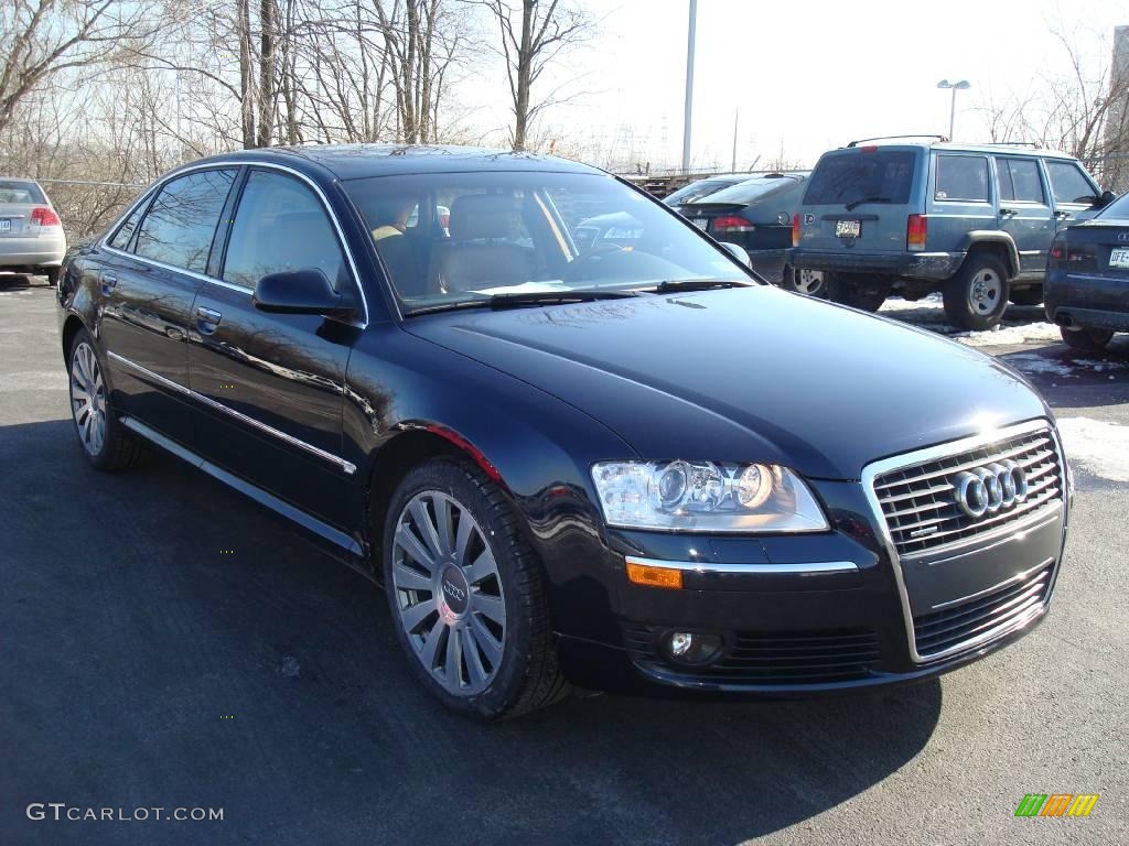 2006 A8 L 4.2 quattro - Night Blue Pearl Effect / Black/Amaretto photo #18