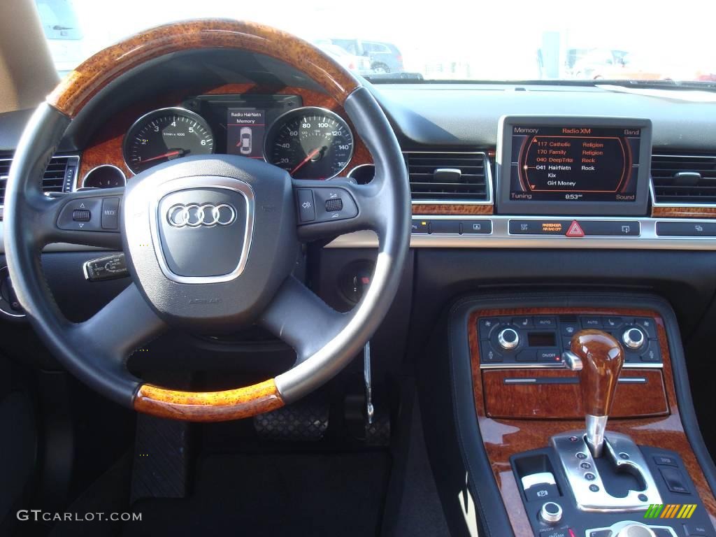 2006 A8 L 4.2 quattro - Night Blue Pearl Effect / Black/Amaretto photo #22