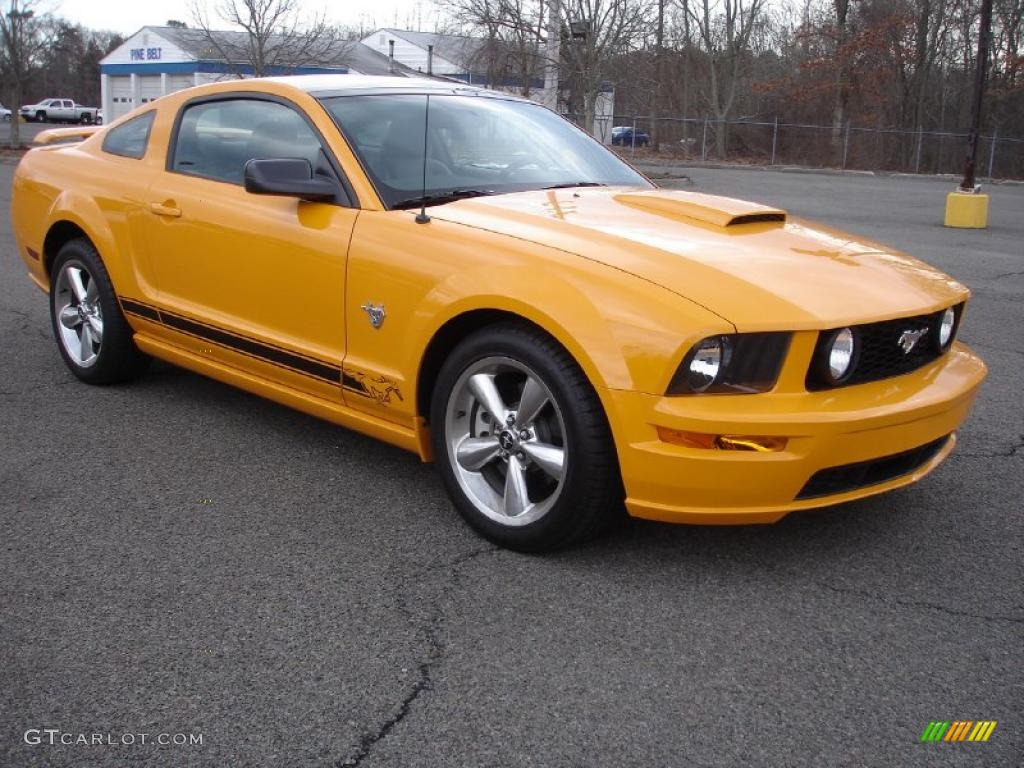 Grabber Orange 2009 Ford Mustang GT Premium Coupe Exterior Photo #46297714