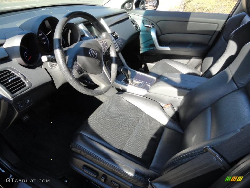 Ebony Interior 2009 Acura RDX SH-AWD Photo #46297951