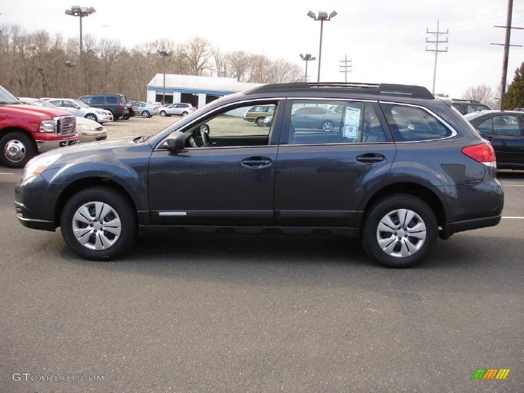 2011 Outback 2.5i Wagon - Graphite Gray Metallic / Off Black photo #9
