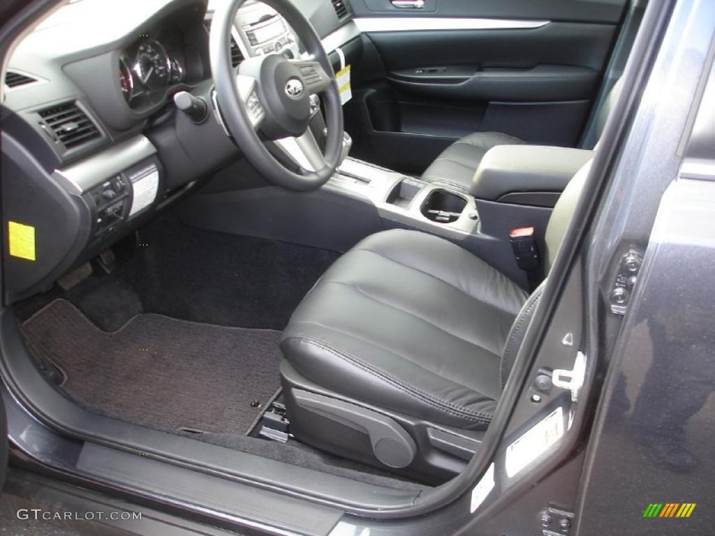2011 Outback 2.5i Wagon - Graphite Gray Metallic / Off Black photo #10
