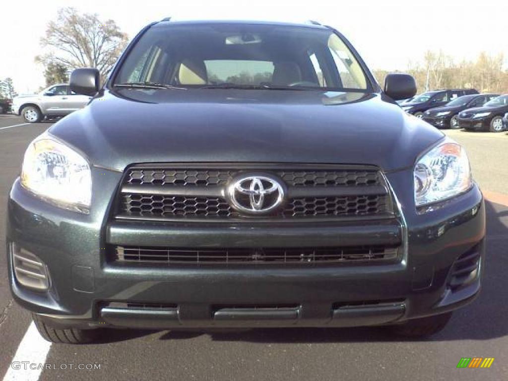 2010 RAV4 I4 - Black Forest Pearl / Sand Beige photo #2