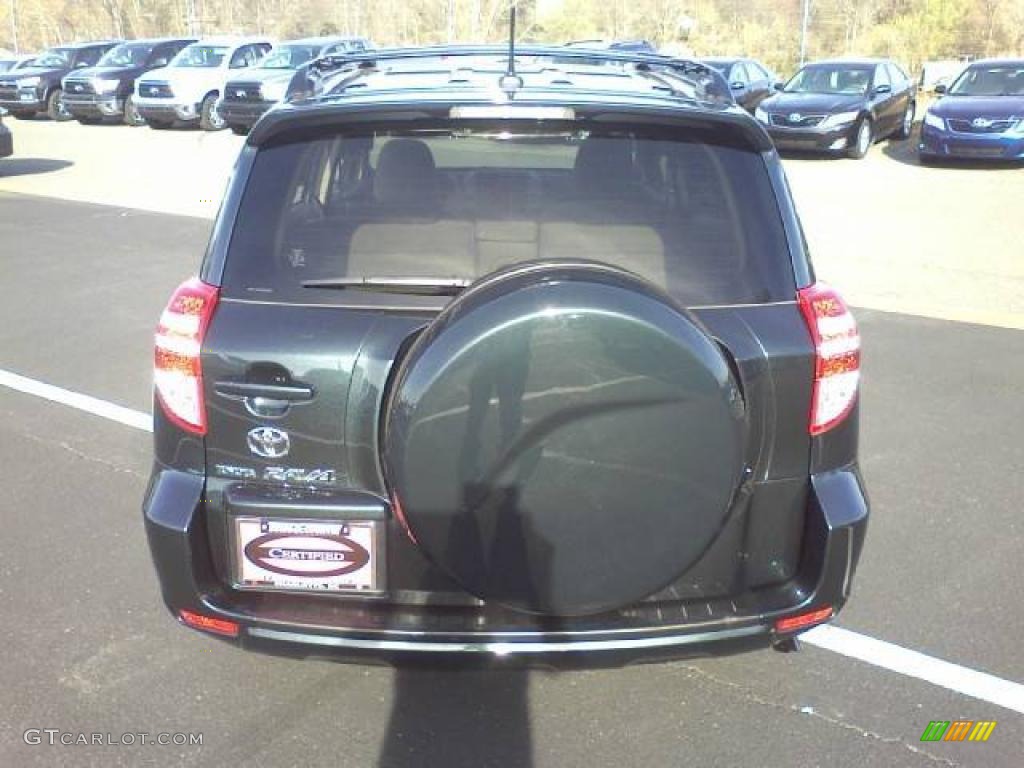 2010 RAV4 I4 - Black Forest Pearl / Sand Beige photo #4