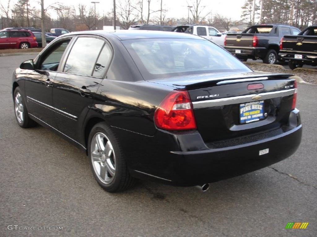 2007 Malibu LTZ Sedan - Black / Ebony Black photo #6