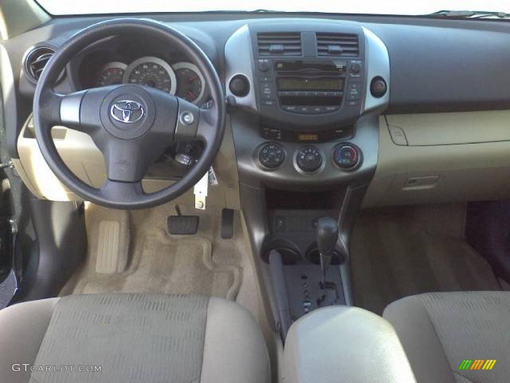 2010 RAV4 I4 - Black Forest Pearl / Sand Beige photo #5