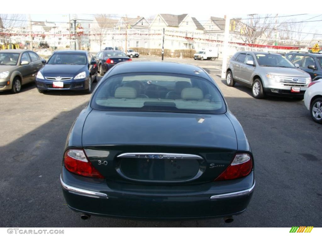 2001 S-Type 3.0 - British Racing Green / Almond photo #5