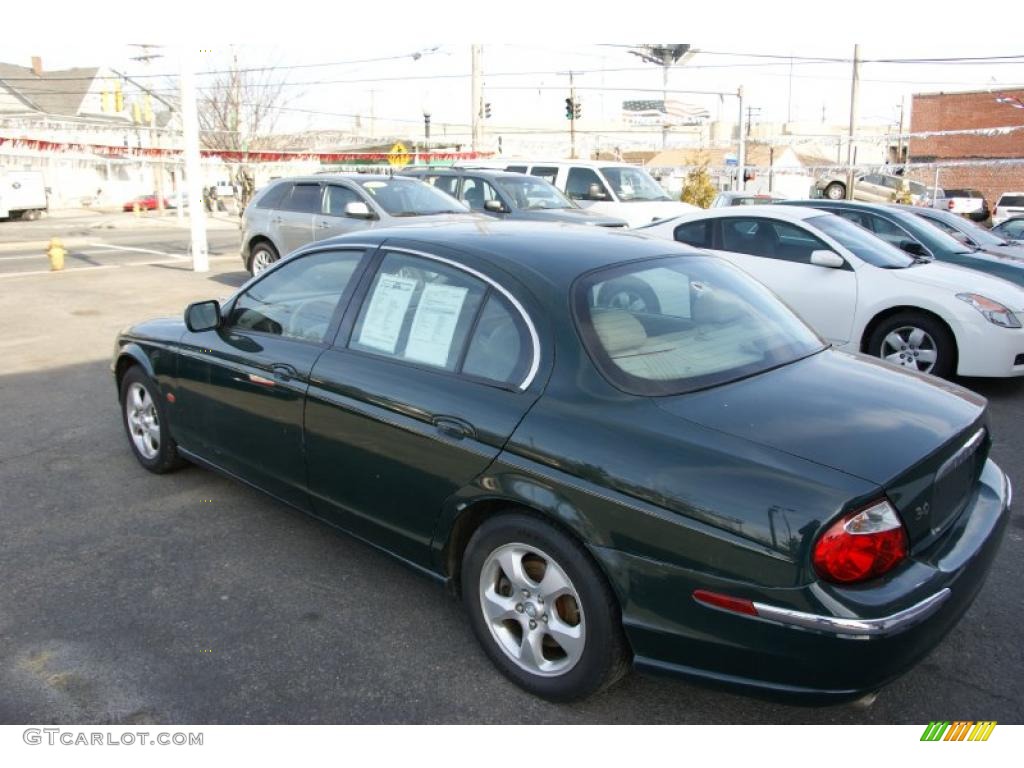 2001 S-Type 3.0 - British Racing Green / Almond photo #6