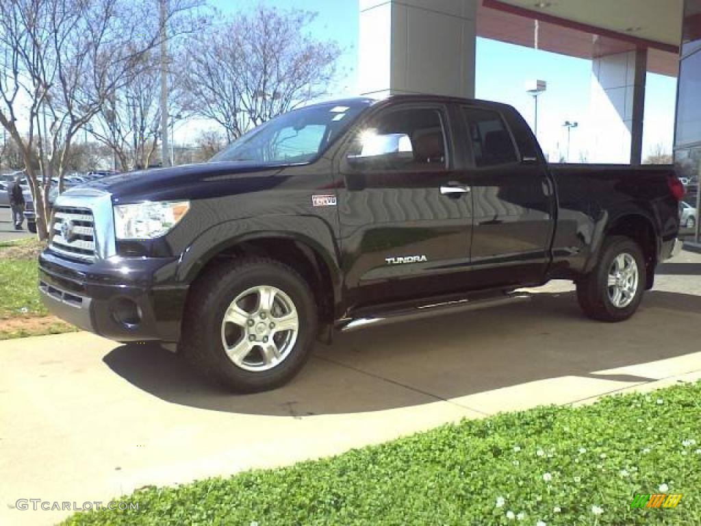 2007 Tundra Limited Double Cab - Black / Red Rock photo #17