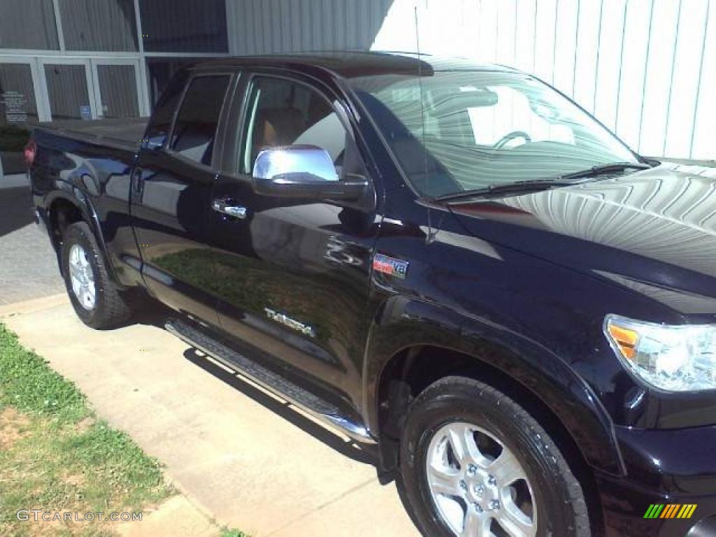 2007 Tundra Limited Double Cab - Black / Red Rock photo #19