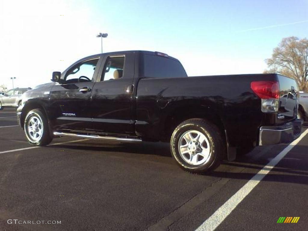 2008 Tundra Double Cab - Black / Graphite Gray photo #16