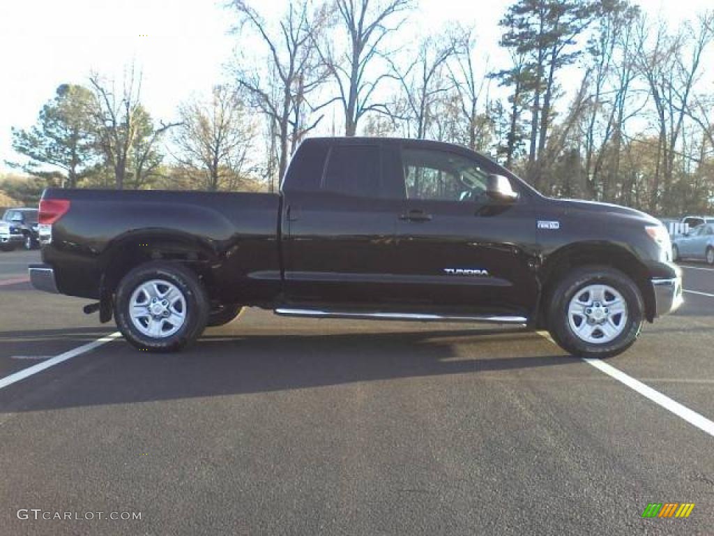 2008 Tundra Double Cab - Black / Graphite Gray photo #17