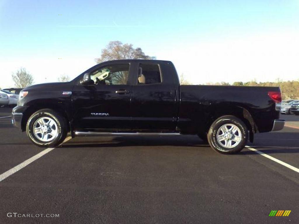 2008 Tundra Double Cab - Black / Graphite Gray photo #18