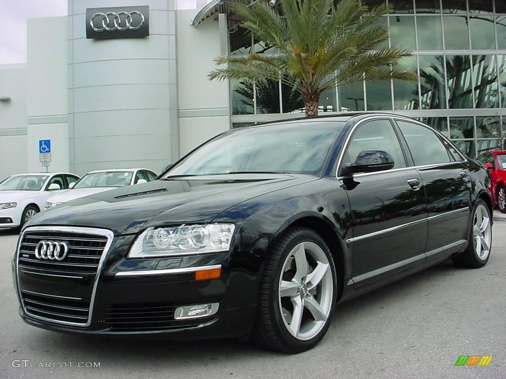 2008 Brilliant Black Audi A8 L 4.2 Quattro #4609483 Photo #11 