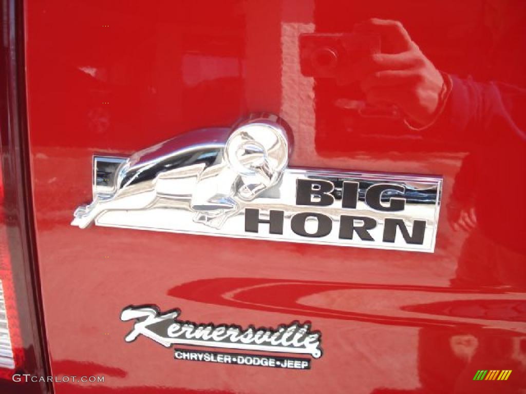 2011 Ram 1500 Big Horn Quad Cab - Flame Red / Dark Slate Gray/Medium Graystone photo #4