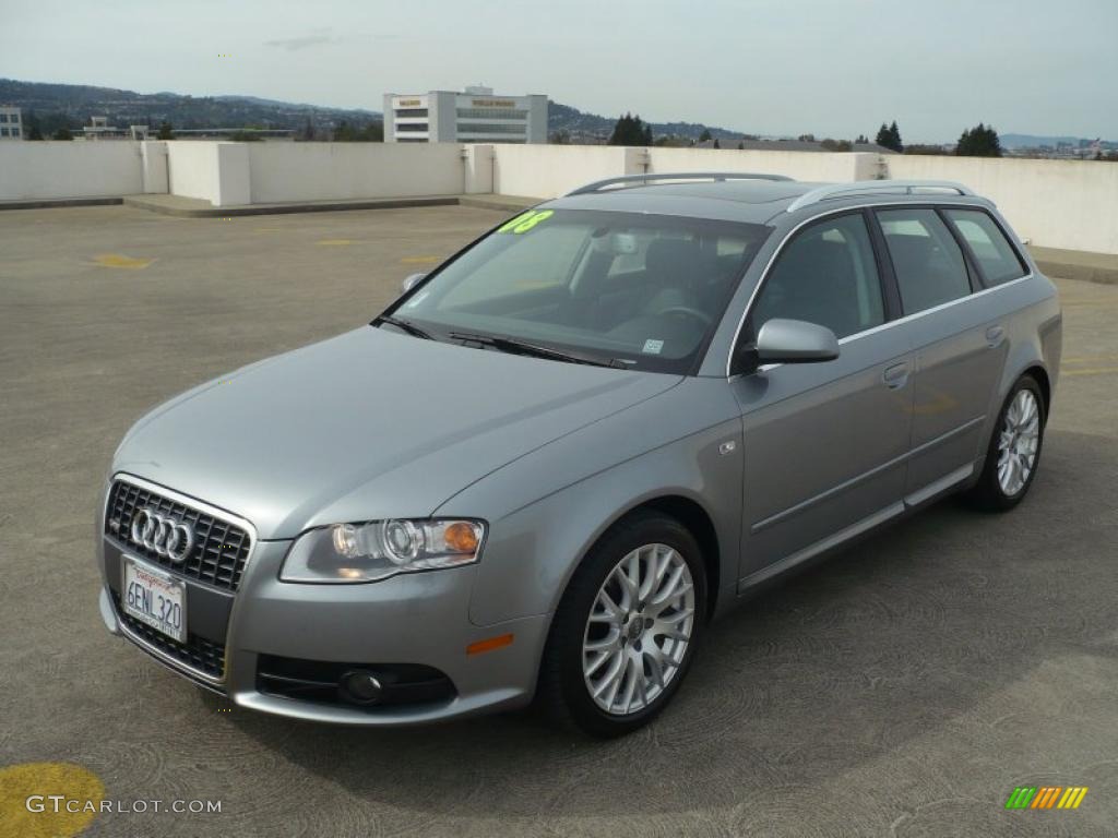 Quartz Grey Metallic 2008 Audi A4 2.0T quattro Avant Exterior Photo #46300324