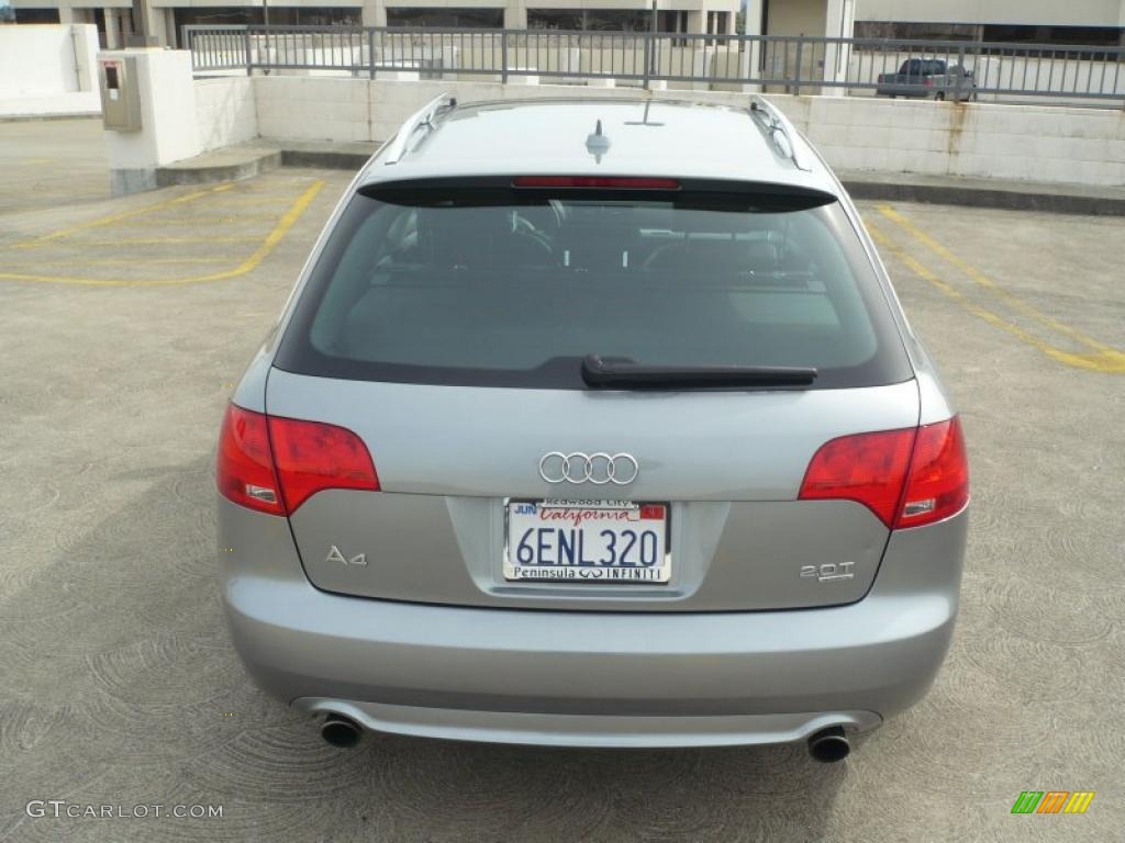 2008 A4 2.0T quattro Avant - Quartz Grey Metallic / Black photo #6