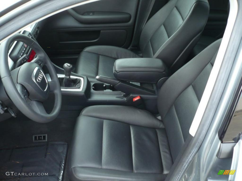 Black Interior 2008 Audi A4 2.0T quattro Avant Photo #46300453