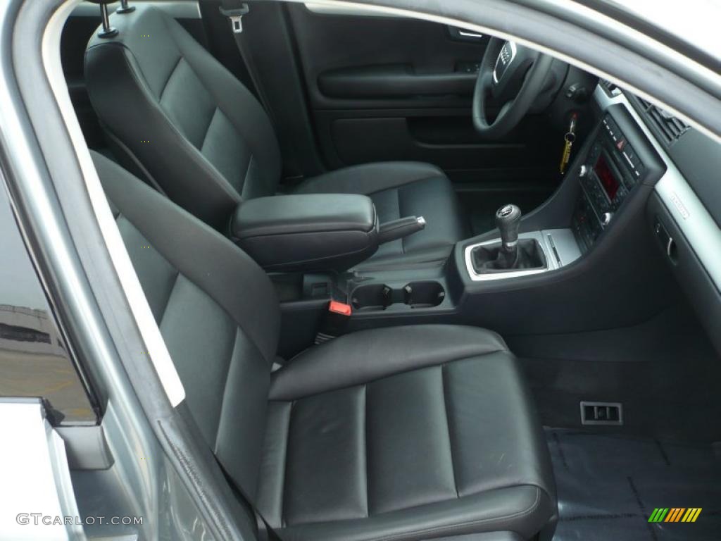 Black Interior 2008 Audi A4 2.0T quattro Avant Photo #46300522