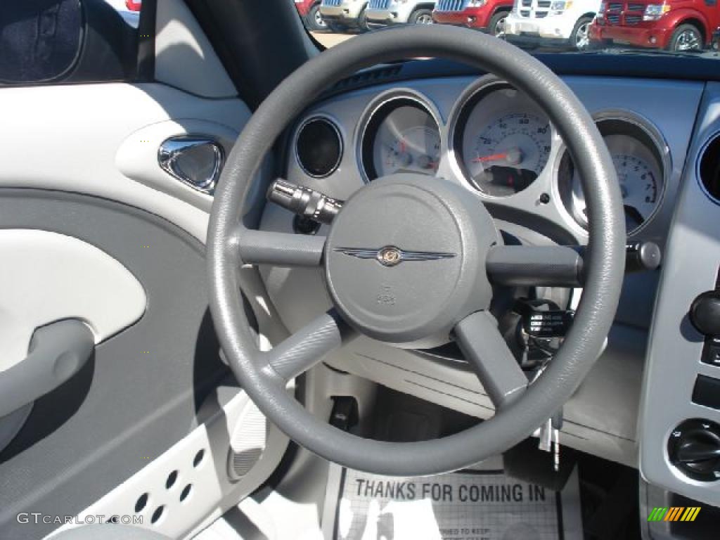 2007 PT Cruiser Convertible - Cool Vanilla White / Pastel Slate Gray photo #25